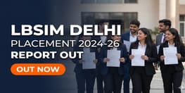 LBSIM Delhi Placements 2024 2026  Report Released
